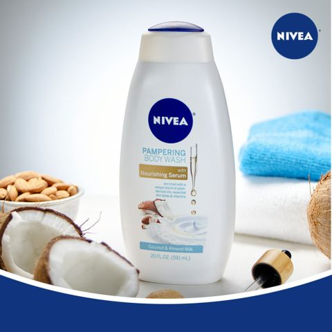Sữa tắm siêu dưỡng ẩm, mềm mịn dành cho da khô NIVEA 591 mL [Mỹ]