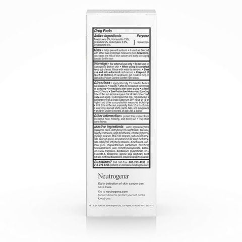 [Mỹ] Kem chống nắng phổ rộng, dưỡng da chống lão hóa, không gây bóng nhờn Neutrogena Age Shield SPF 70, 88mL