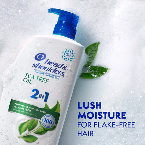 Dầu gội trị gàu - Head & Shoulders 2-in-1 Anti-Dandruff Shampoo & Conditioner with Tea Tree Oil 835 mL Mỹ
