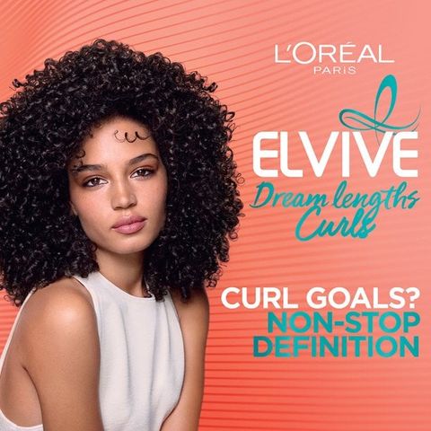 Dầu gội thảo mộc cho tóc xoăn L'Oreal Paris Elvive Dream Lengths Curls Micellar [Mỹ]