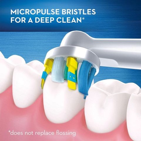 Bàn chài điện Oral-B Vitality Màu trắng, hồng [Mỹ]