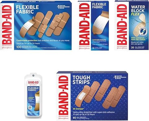 Băng Cá Nhân Band-Aid nhiều Kích Cỡ – Hộp 198 Miếng