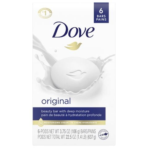 Xà bông cục dưỡng ẩm mịn da Dove Original [Mỹ]