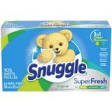 Giấy Thơm Sấy Quần Áo, Làm Mềm Vải, Kiểm Soát Tĩnh Điện và Loại Bỏ Mùi Hôi Snuggle Dryer Sheets (Mỹ)