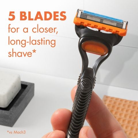 Dao cạo râu nam 5 lớp Gillette Fusion5 hộp 1 cán 1 đầu [Mỹ]