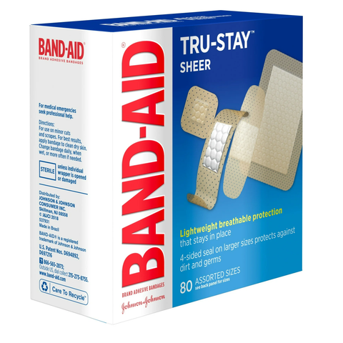 Băng Cá Nhân Band-Aid Trong Suốt – Dính Chắc, Không Lộ, 80 Miếng Siêu Tiện Lợi