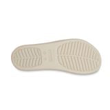 Sandal Quai Ngang Đế Xuống, Thanh Lịch, Thời Trang Crocs Brooklyn Bản Mỹ (trắng ngà)