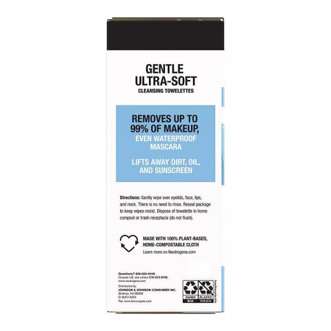 Khăn Tẩy Trang Neutrogena 125 Miếng (5 gói) – Sạch Sâu, Dịu Nhẹ Cho Da Nhạy Cảm