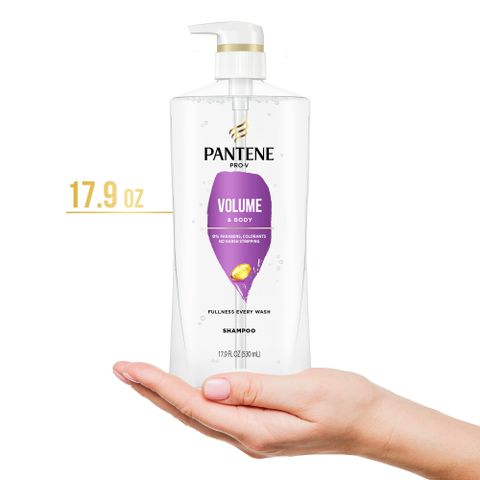 Dầu gội dưỡng ẩm, tăng độ phồng và độ dày cho tóc mỏng Pantene Pro-V Volume & Body 530 mL [Mỹ]