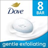 Xà bông cục tẩy tế bào chết và tăng cường độ ẩm Dove Gentle Exfoliating 106g [Mỹ]