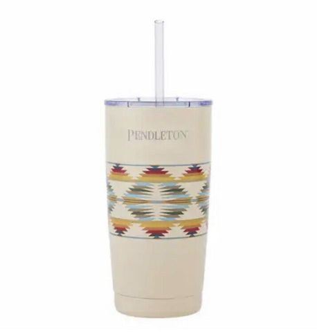[Mỹ] Ly đựng nước nóng lạnh nắp trượt ống hút PENDLETON 591 mL