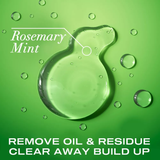 Dầu gội, dầu xả phục hồi tóc với chiết xuất hương thảo, bạc hà và keratin OGX Rosemary Mint Extra Strength