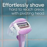 Dao cạo lông tích hợp sẵn gel hương hoa lan với 2 đầu thay dành cho nữ Venus ComfortGlide Freesia [Mỹ]