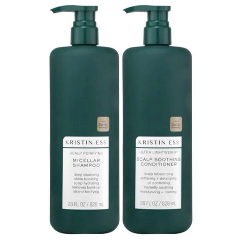 Dầu gội & xả KRISTIN ESS Micellar Shine dưỡng tóc, giảm ngứa da đầu. Phù hợp tóc nhuộm & da đầu nhạy cảm.