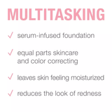 Kem nền dạng serum mang đến lớp nền tự nhiên, nhẹ nhàng và dưỡng ẩm cho làn da Neutrogena HS SS Serum Foundation