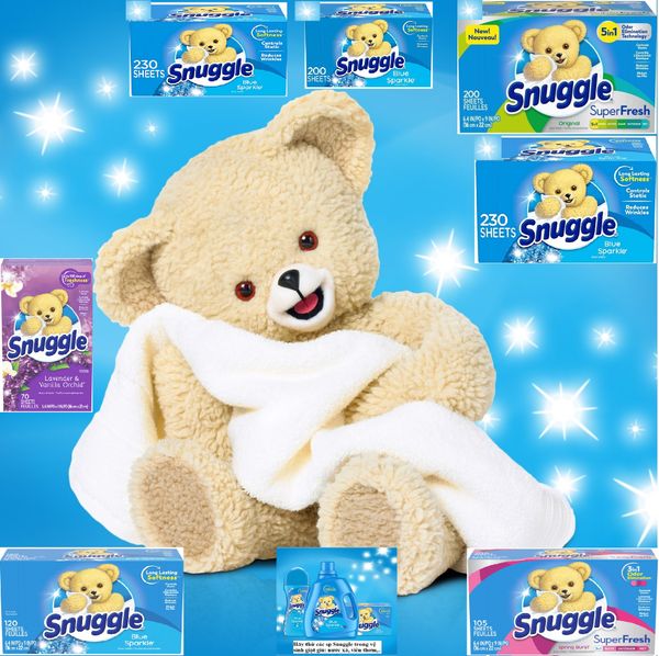 Giấy Thơm Sấy Quần Áo, Làm Mềm Vải, Kiểm Soát Tĩnh Điện và Loại Bỏ Mùi Hôi Snuggle Dryer Sheets (Mỹ)