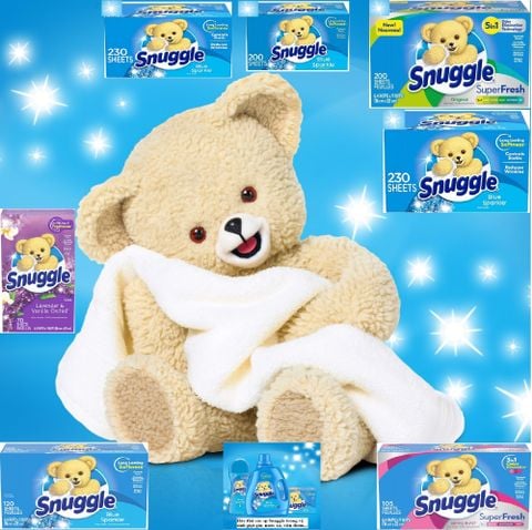 Giấy Thơm Sấy Quần Áo, Làm Mềm Vải, Kiểm Soát Tĩnh Điện và Loại Bỏ Mùi Hôi Snuggle Dryer Sheets (Mỹ)