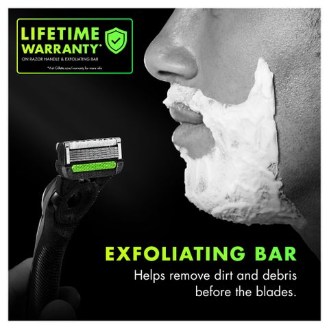 Dao cạo râu siêu bền với công nghệ tẩy tế bào chết cho nam giới Gillette Labs [Mỹ]