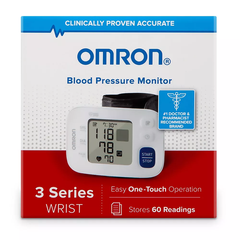 Omron 3 Series Digital Wrist Blood Pressure Monitor – Máy Đo Huyết Áp Cổ Tay