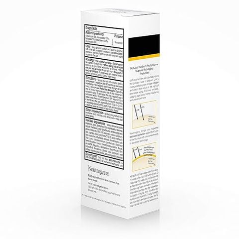 [Mỹ] Kem chống nắng phổ rộng, dưỡng da chống lão hóa, không gây bóng nhờn Neutrogena Age Shield SPF 70, 88mL