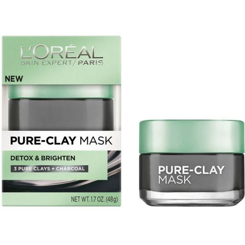 Mặt nạ đất sét nguyên chất L'Oreal Skin Expert Detox & Brighten 48g [Mỹ]