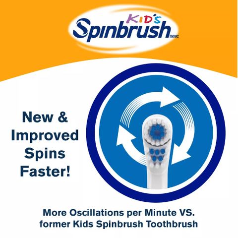 [Mỹ]  Bàn Chải Đánh Răng Điện Spinbrush Paw Patrol Cho Bé
