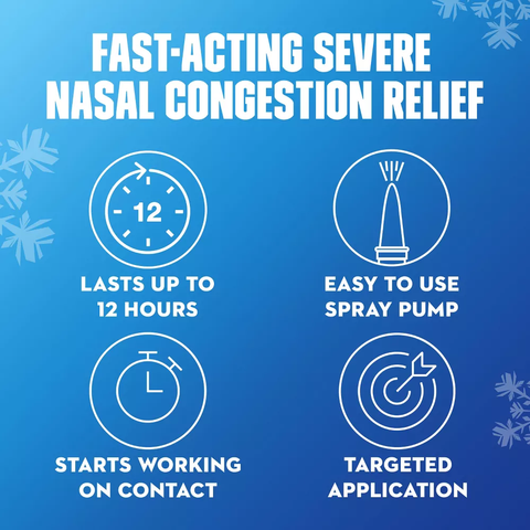 Mucinex Sinus Nasal Spray Decongestant – Giải pháp thông mũi tức thì, giảm nghẹt mũi hiệu quả chỉ trong vài phút
