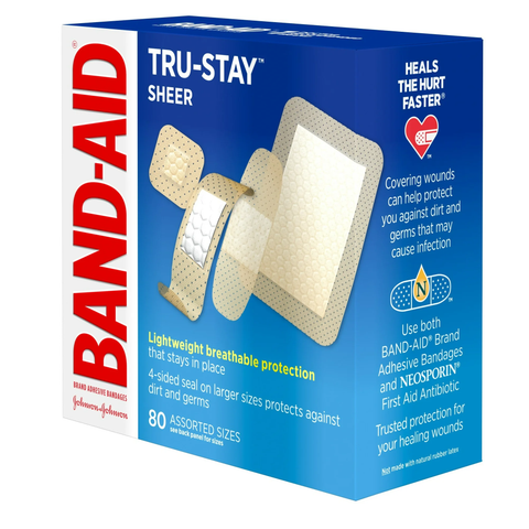 Băng Cá Nhân Band-Aid Trong Suốt – Dính Chắc, Không Lộ, 80 Miếng Siêu Tiện Lợi