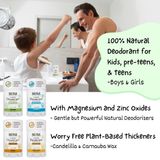 Thanh lăn khử mùi MONA Honeydew 100% tự nhiên cho trẻ em [Mỹ]