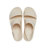Sandal Quai Ngang Đế Xuống, Thanh Lịch, Thời Trang Crocs Brooklyn Bản Mỹ (trắng ngà)