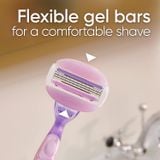 Dao cạo lông tích hợp sẵn gel hương hoa lan với 2 đầu thay dành cho nữ Venus ComfortGlide Freesia [Mỹ]