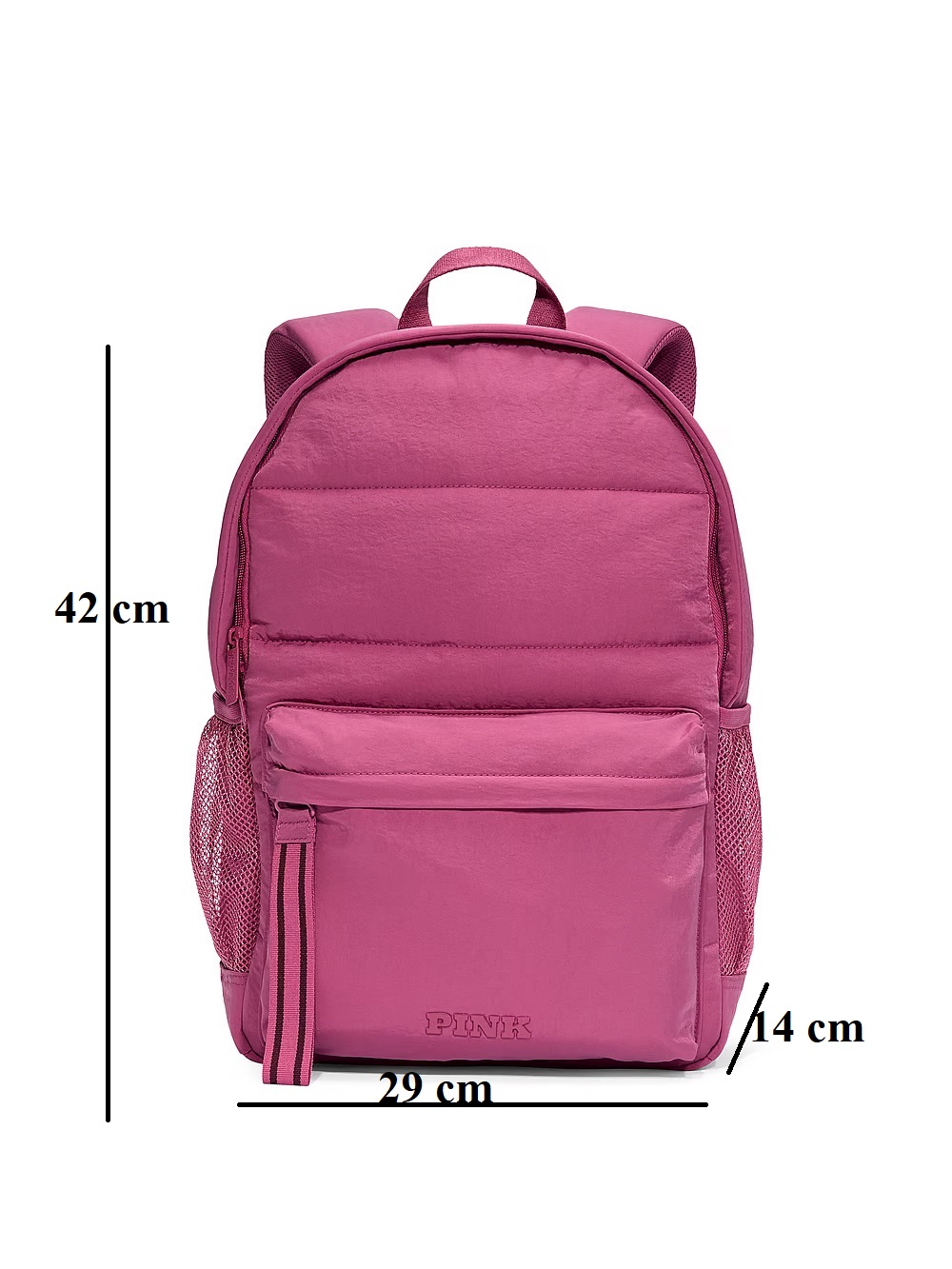 Ba lô vải chần bông siêu mềm, êm Victoria's secret Pink - Đa Năng Cho Cả Học Tập và Nghỉ Mát - chuẩn Mỹ