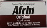 AFRIN ORIGINAL 12HR NASAL SPRAY 60ML – Xịt Mũi Giảm Nghẹt Mũi Nhanh, Hiệu Quả Suốt 12 Giờ