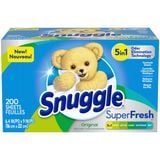 Giấy Thơm Sấy Quần Áo, Làm Mềm Vải, Kiểm Soát Tĩnh Điện và Loại Bỏ Mùi Hôi Snuggle Dryer Sheets (Mỹ)