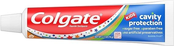 Kem đánh răng trẻ em từ 2 tuổi trở lên Colgate Mỹ Hương trái cây bong bóng Bảo vệ chống sâu răng
