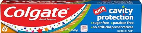 [Mỹ] Kem đánh răng trẻ em hương vị trái cây Colgate 76g