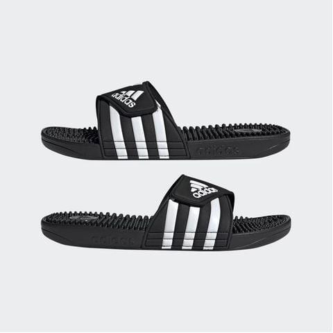 Dép có gai mềm dẻo massage thư giãn đen, trắng unisex Adidas ADISSAGE SLIDES [Auth]
