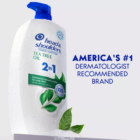 Dầu gội trị gàu - Head & Shoulders 2-in-1 Anti-Dandruff Shampoo & Conditioner with Tea Tree Oil 835 mL Mỹ