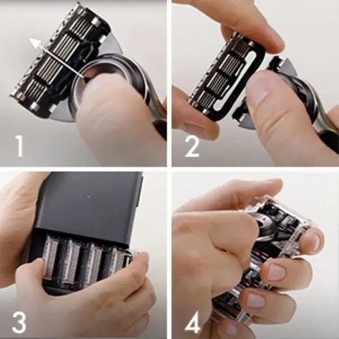 Dao cạo râu siêu bền với công nghệ tẩy tế bào chết cho nam giới Gillette Labs [Mỹ]