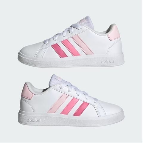 Size 36; 36.75; 37.5; 38.75 Giày Sneakers Trẻ Em ADIDAS Grand Court 2.0 IG0440 [Auth]