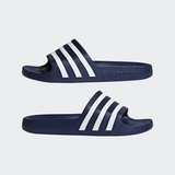 Size 9 (43) - Adilette Comfort Slides Legend Ink - Dép Adidas Chính Hãng