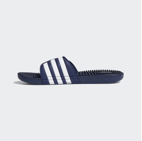 Dép có gai mềm dẻo massage thư giãn xanh trắng, unisex Adidas ADISSAGE SLIDES [Auth]