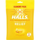 Kẹo ngậm giảm ho và làm dịu đau họng Halls Cough Drops [Mỹ]