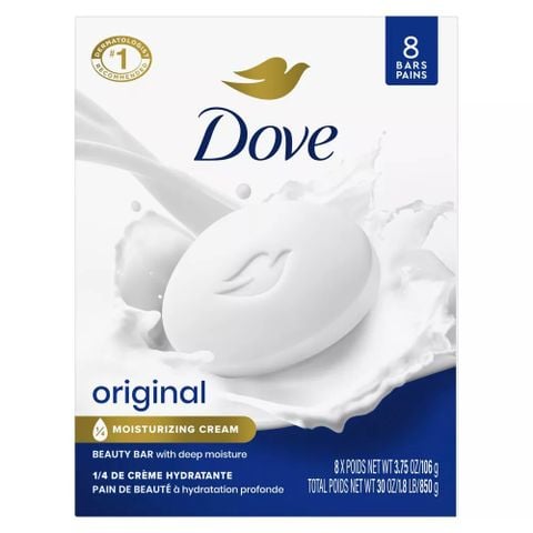 Xà bông cục dưỡng ẩm mịn da Dove Original [Mỹ]