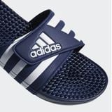 Dép có gai mềm dẻo massage thư giãn xanh trắng, unisex Adidas ADISSAGE SLIDES [Auth]