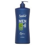 [Mỹ] Dầu gội, xả và tắm Suave Men 3 trong 1 cho nam 828mL