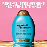 Dầu gội, xả phục hồi tóc hư tổn đã qua xử lý nhuộm OGX Renewing + Argan Oil of Morocco 385 mL