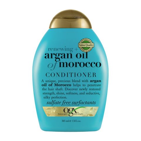 Dầu gội, xả phục hồi tóc hư tổn đã qua xử lý nhuộm OGX Renewing + Argan Oil of Morocco 385 mL