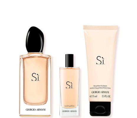 Bộ 3 món Nước hoa nữ Giorgio Armani Sì  Passione EDP Gift Set - Chuẩn Mỹ