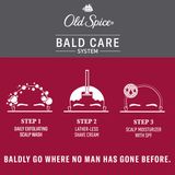 Dầu gội dưỡng ẩm và cân bằng độ ẩm da đầu cho Nam Old Spice Bald Care [ Mỹ ]